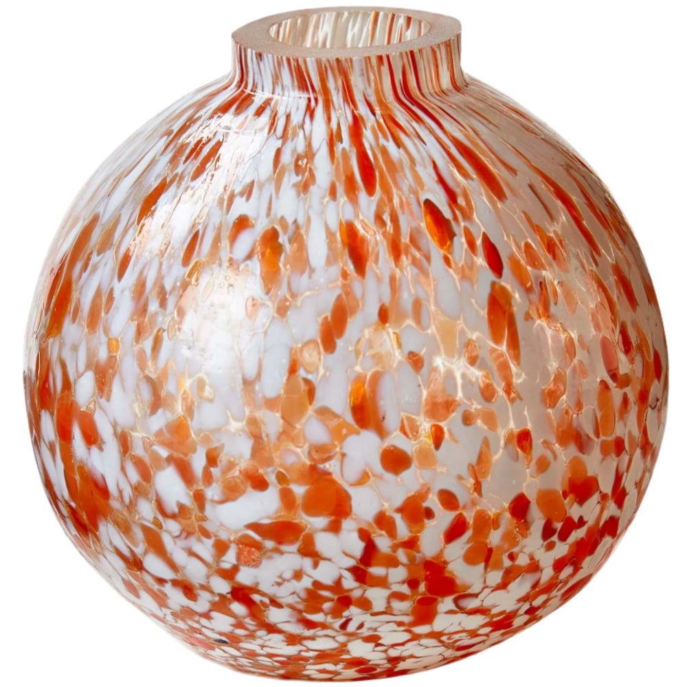 Speckled "Confetti" Blown Glass Bud Vase - 3"