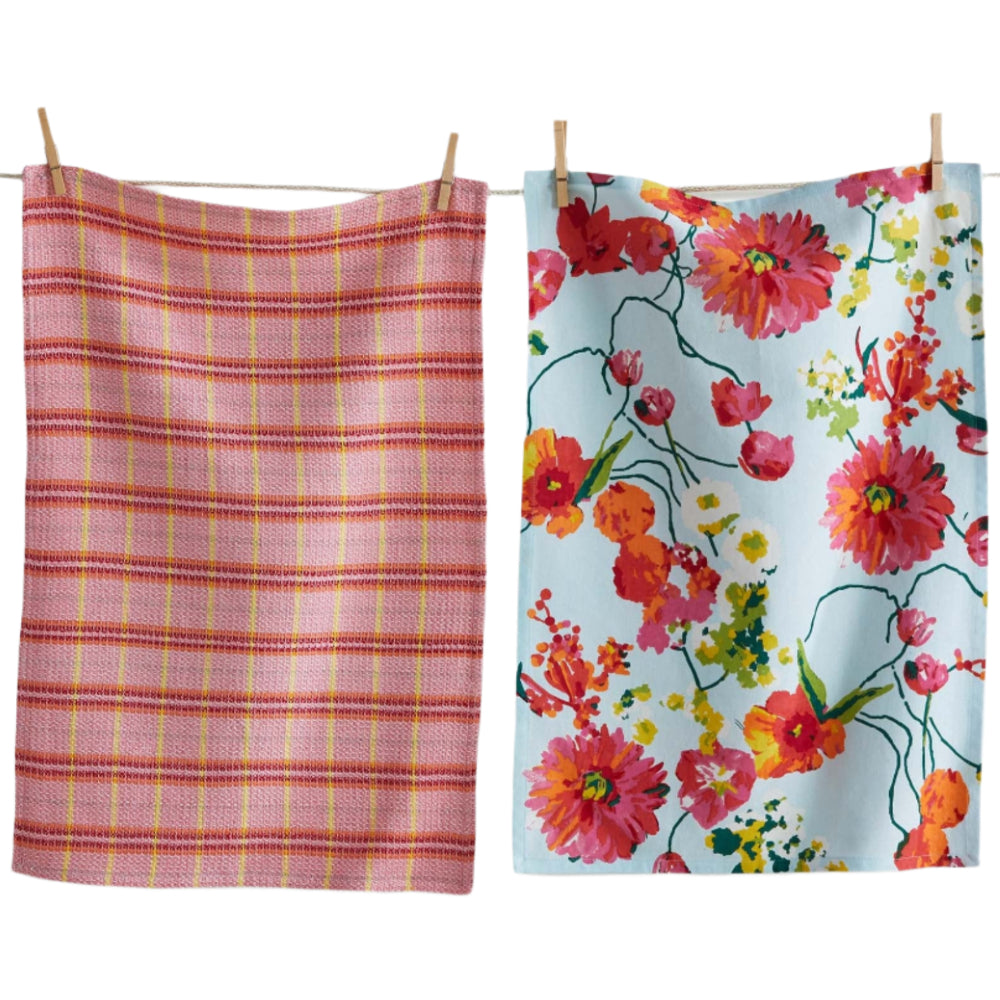 TAG Springtime Floral Dishtowels - 2 pc.