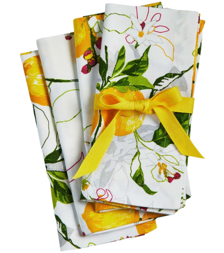 Lemoncello Cotton Napkins - 4 pc.