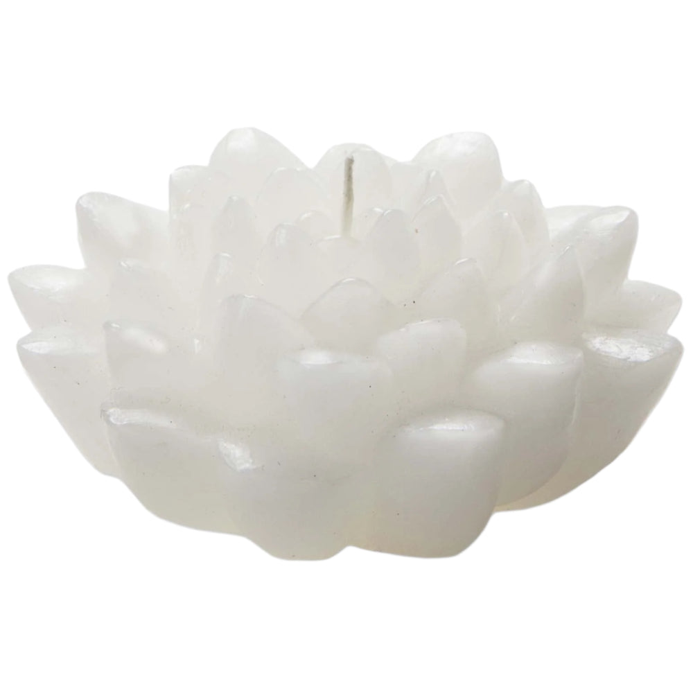 TAG Unscented Paraffin Flower Blossom Candle - 1.5" x 3"