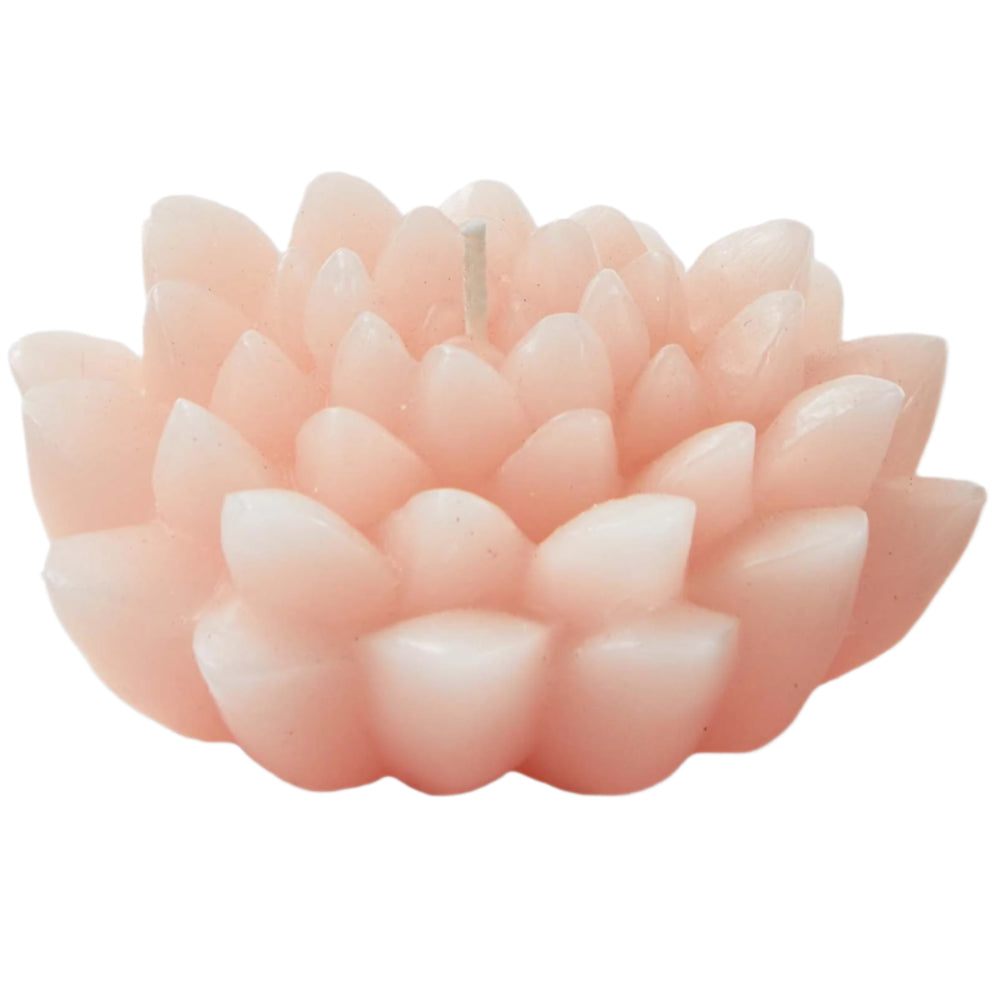 TAG Unscented Paraffin Flower Blossom Candle - 1.5" x 3"