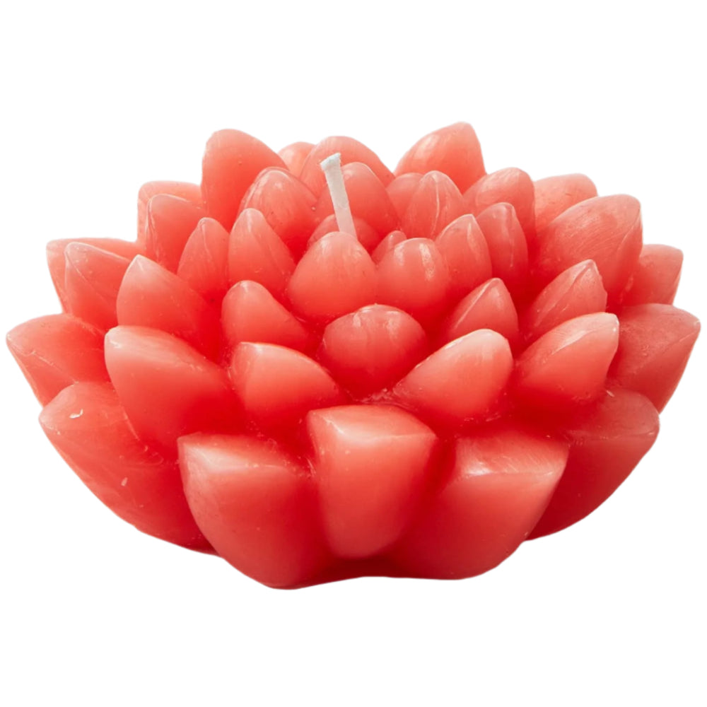 TAG Unscented Paraffin Flower Blossom Candle - 1.5" x 3"