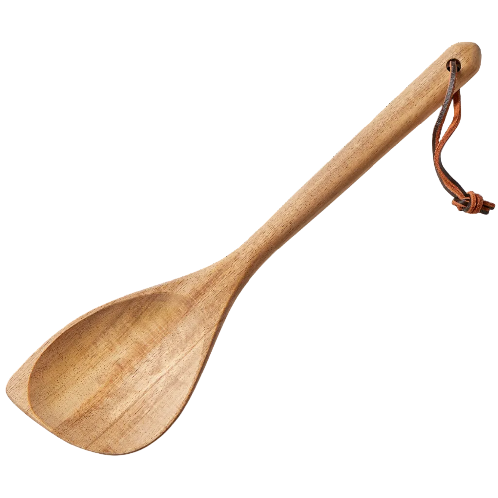 TAG Acacia Wood Angled Spoon - 12"