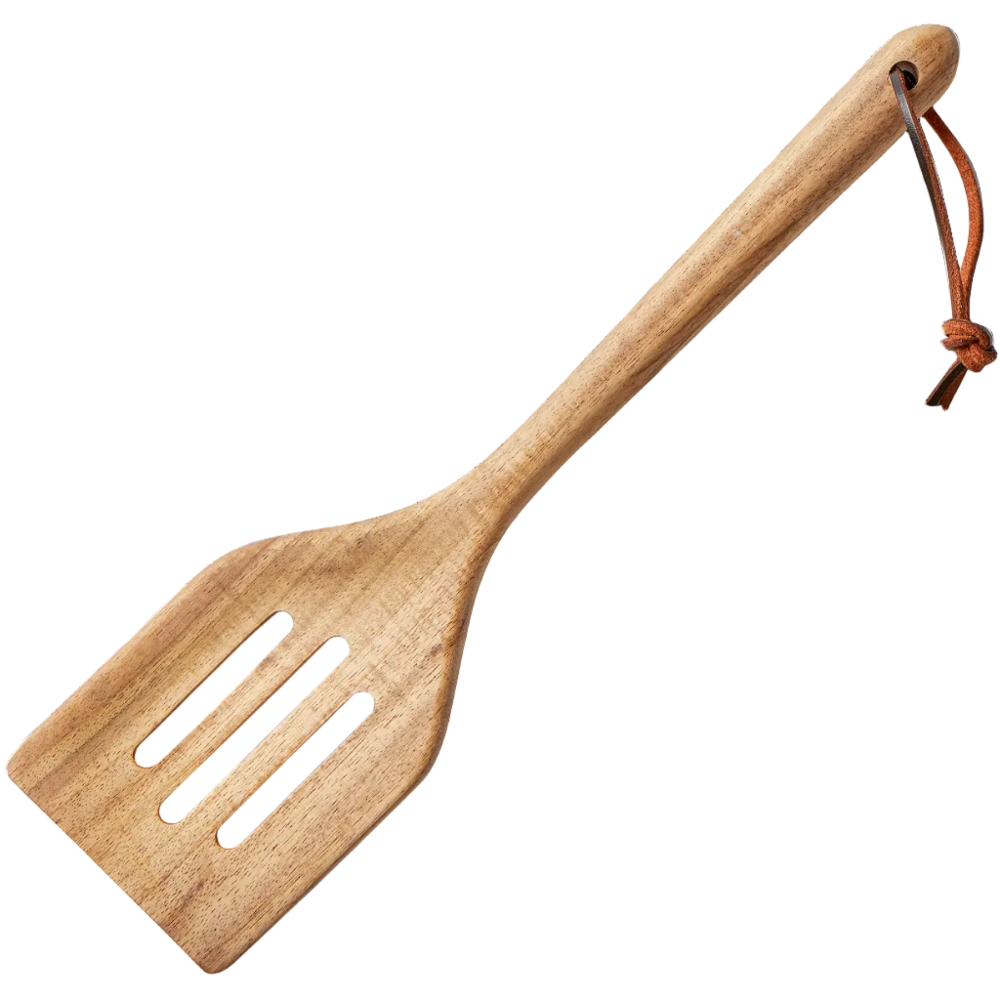 TAG Acacia Wood Slotted Spatula - 12"