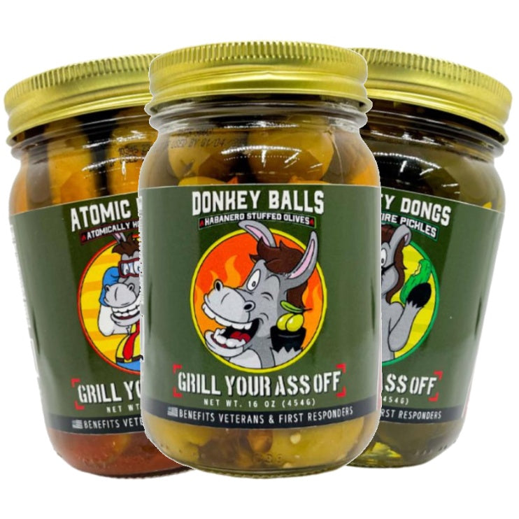 Grill Your Ass Off! Spicy Pickled Goods - 16 oz.