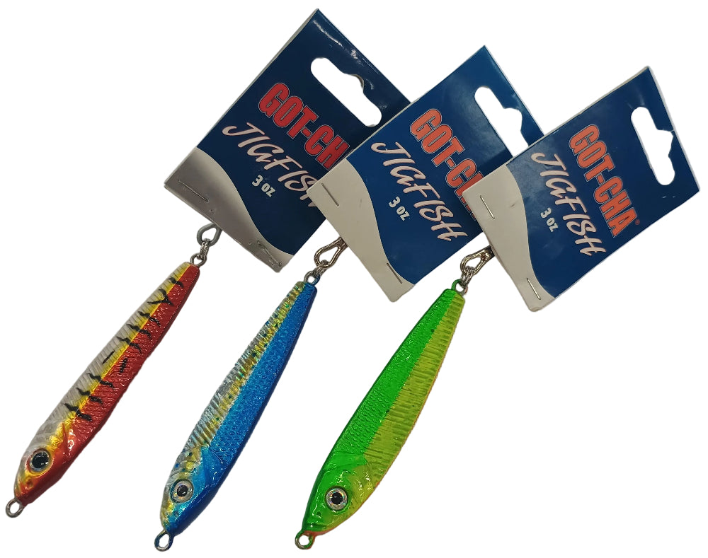 Sea Striker Got-cha! Jigfish Weighted Hard Lures - 2 oz. to 4 oz.
