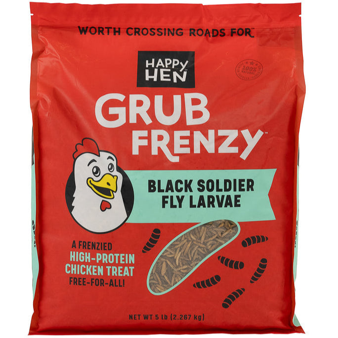Happy Hen Grub Frenzy Chicken Treats - 30 oz. & 5 lb.