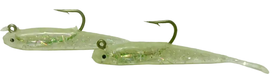 H&H Glass Minnow 1/8 oz. Double Rig Lures