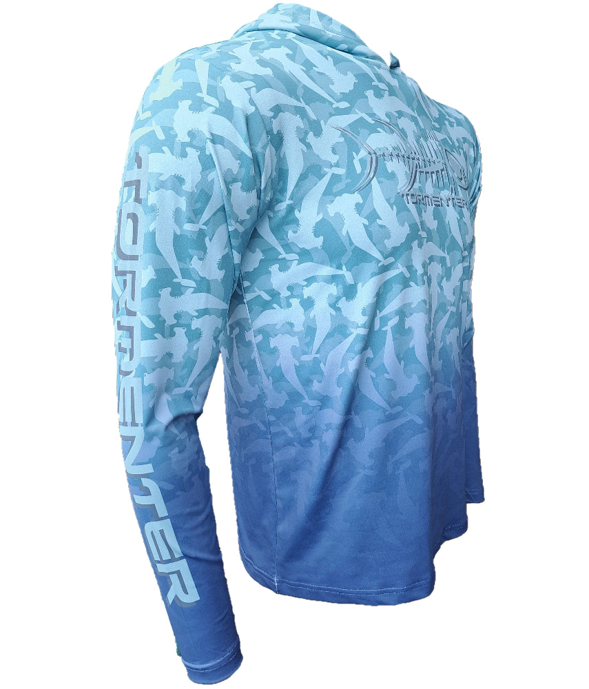 Tormenter SPF-50 Performance Hammerhead Camo Hoodies