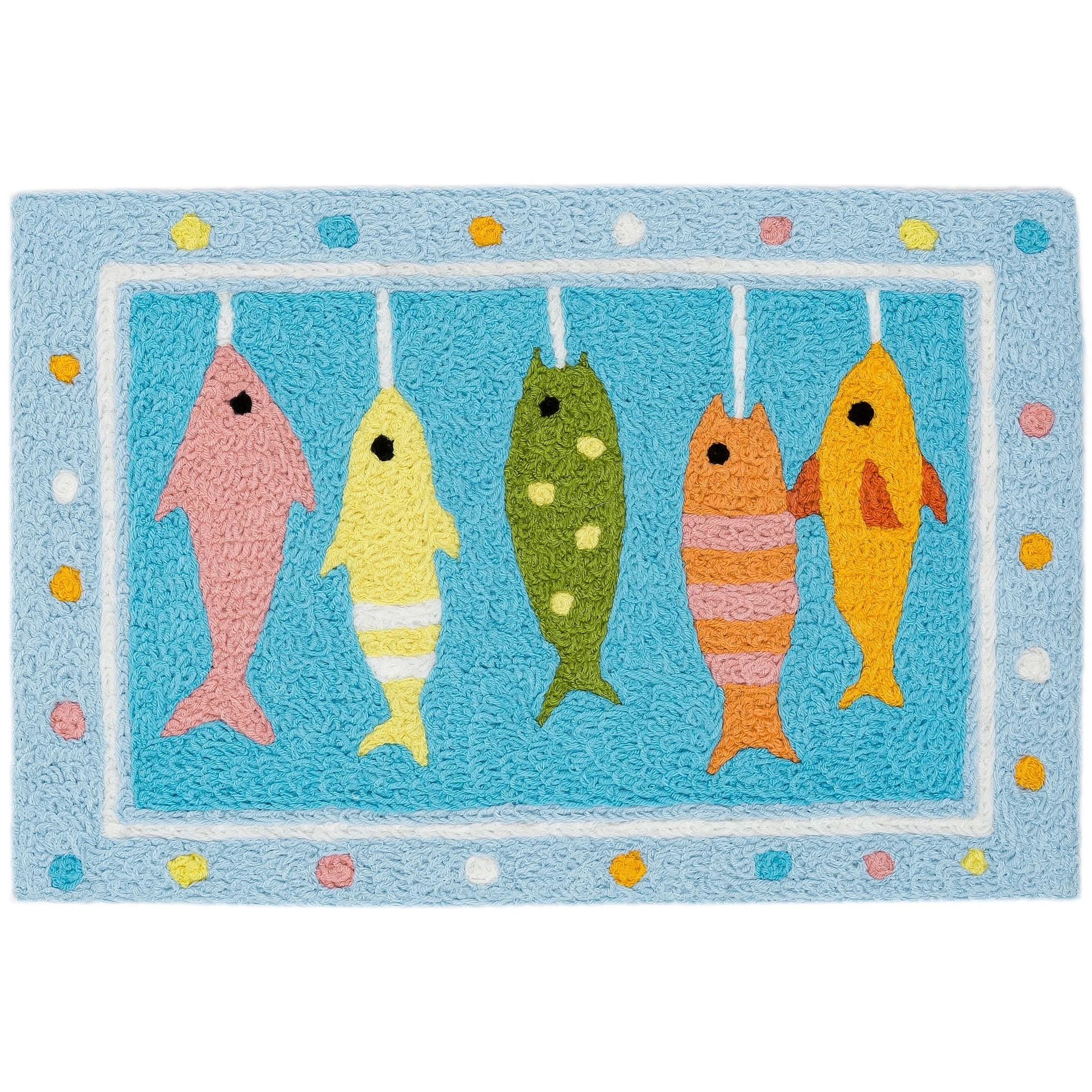 CAOHAGAN 海洋生物 ラグ Tropical Fish Bathroom Rugs, Dolphin Sea