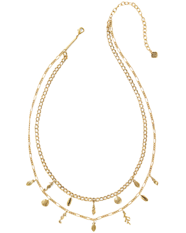 Kendra Scott Alexa Gold Multi-Strand Necklace