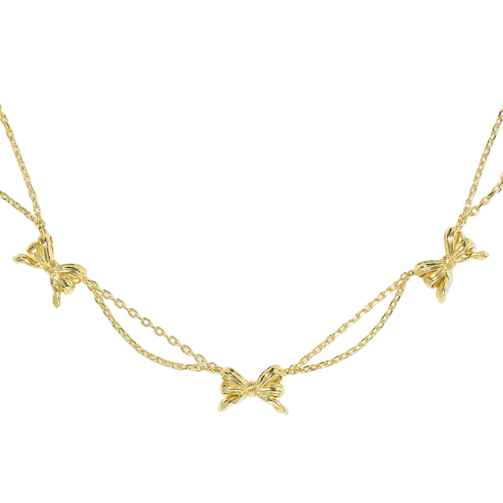 Kendra Scott Bow Charm Strand Necklace