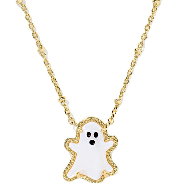 Kendra Scott Gold Ghost Pendant Necklace