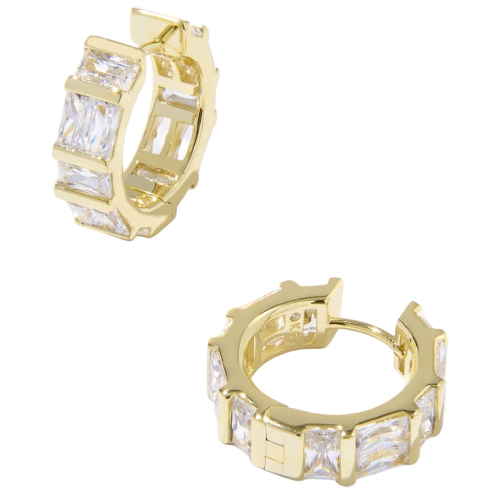 Kendra Scott Jamie Crystal Huggie Earrings