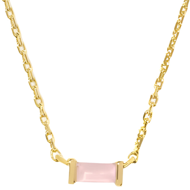 Kendra Scott Juliette Rose Quartz Pendant Necklace
