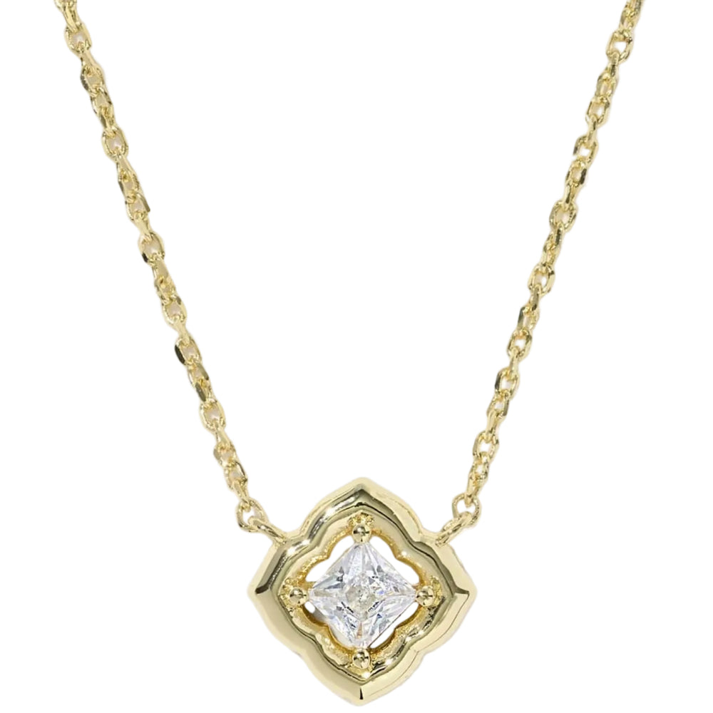 Kendra Scott Mallory Crystal Short Pendant Necklace