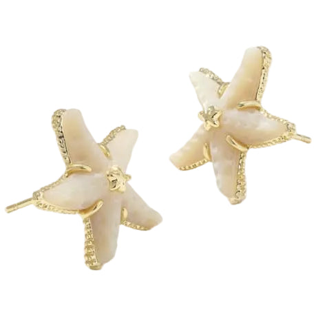 Kendra Scott Parker Starfish Gold Stud Earrings
