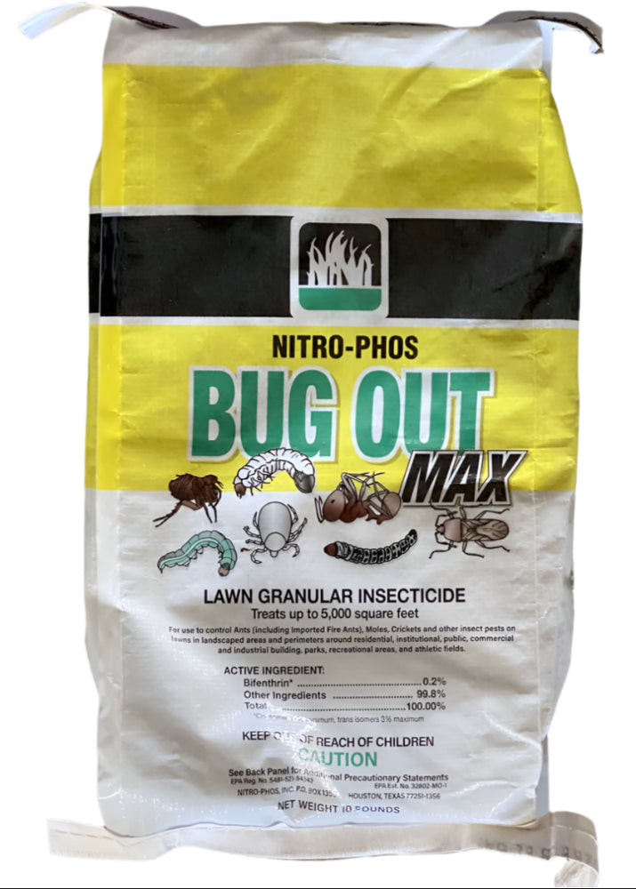 Nitro-phos Bug Out Max Bifenthrin Insecticide Granules - 10 lb.