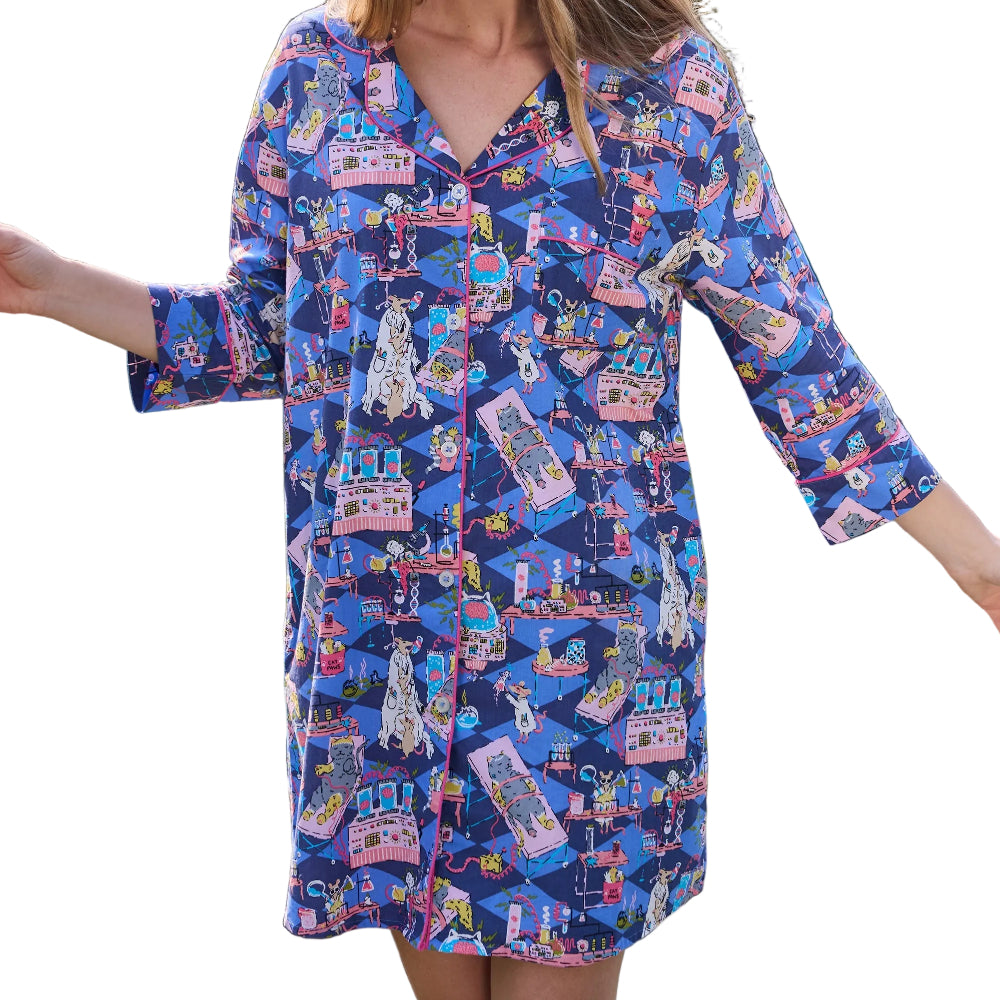 Printfresh "It's Alive!" Long Sleeve Sleep Shirt