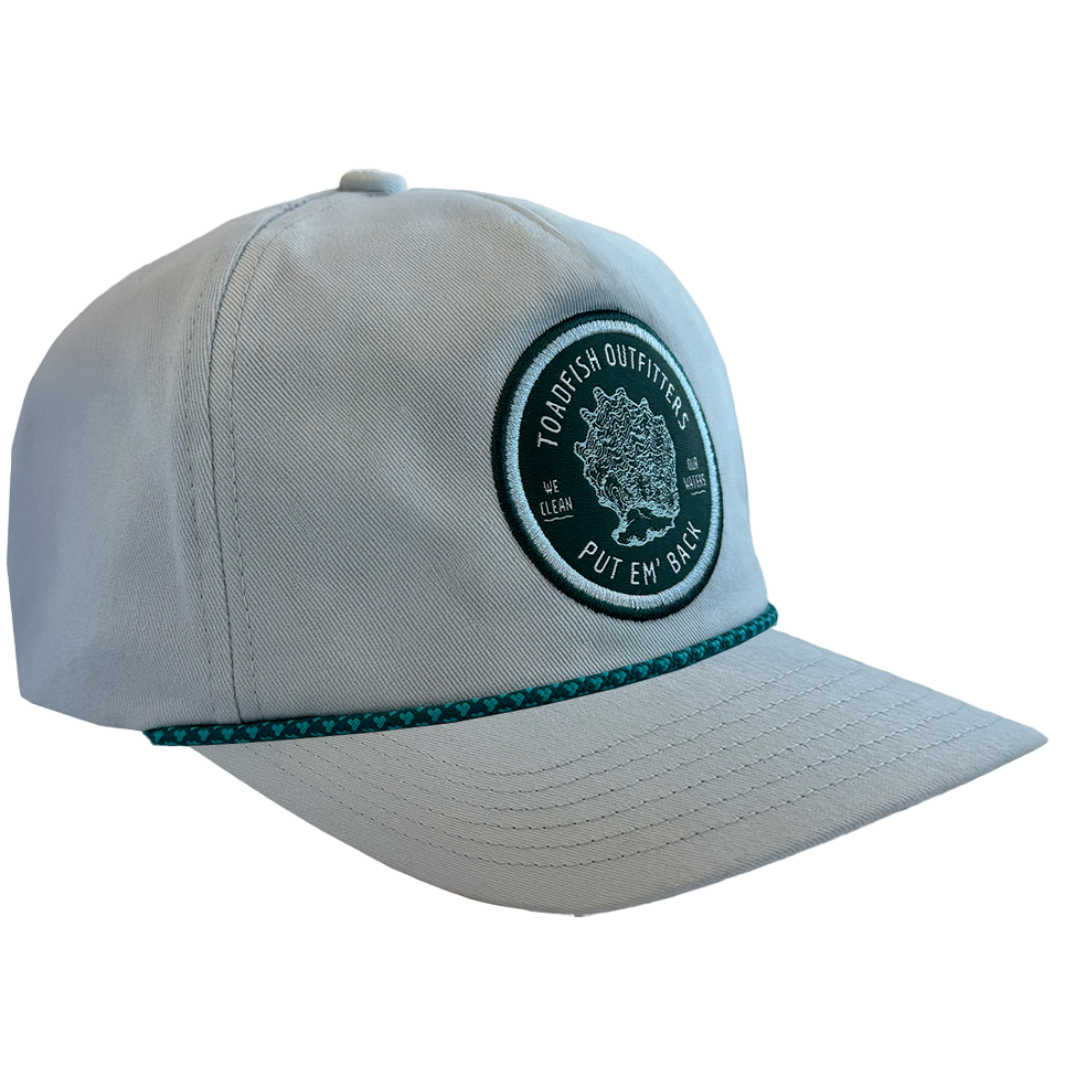 Toadfish "Put 'Em Back" Embroidered Rope Hat