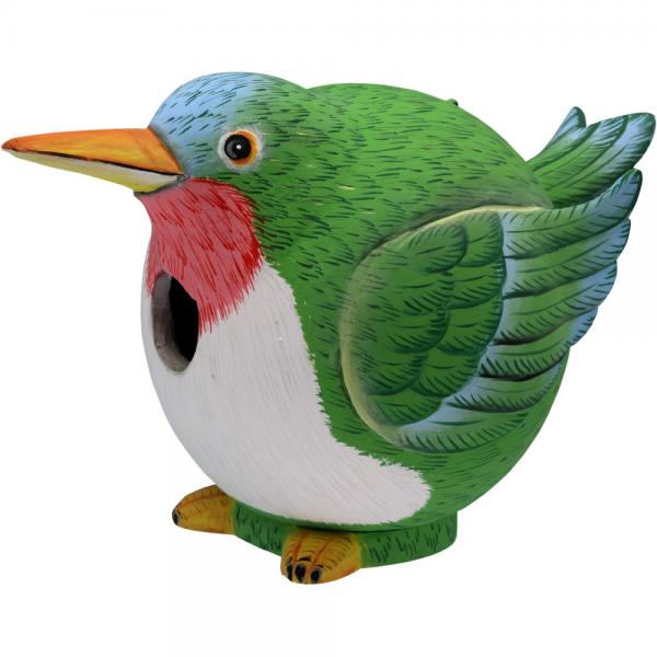 Songbird Handcarved Wooden Gord-O Birdhouses