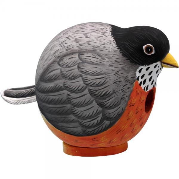 Songbird Handcarved Wooden Gord-O Birdhouses