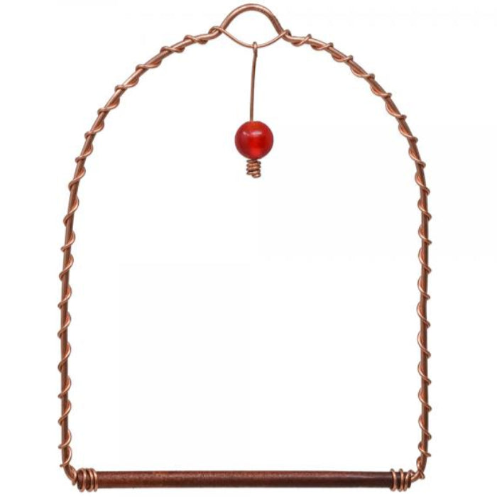 Songbird Copper Red-Bead Hummingbird Perch/Swing