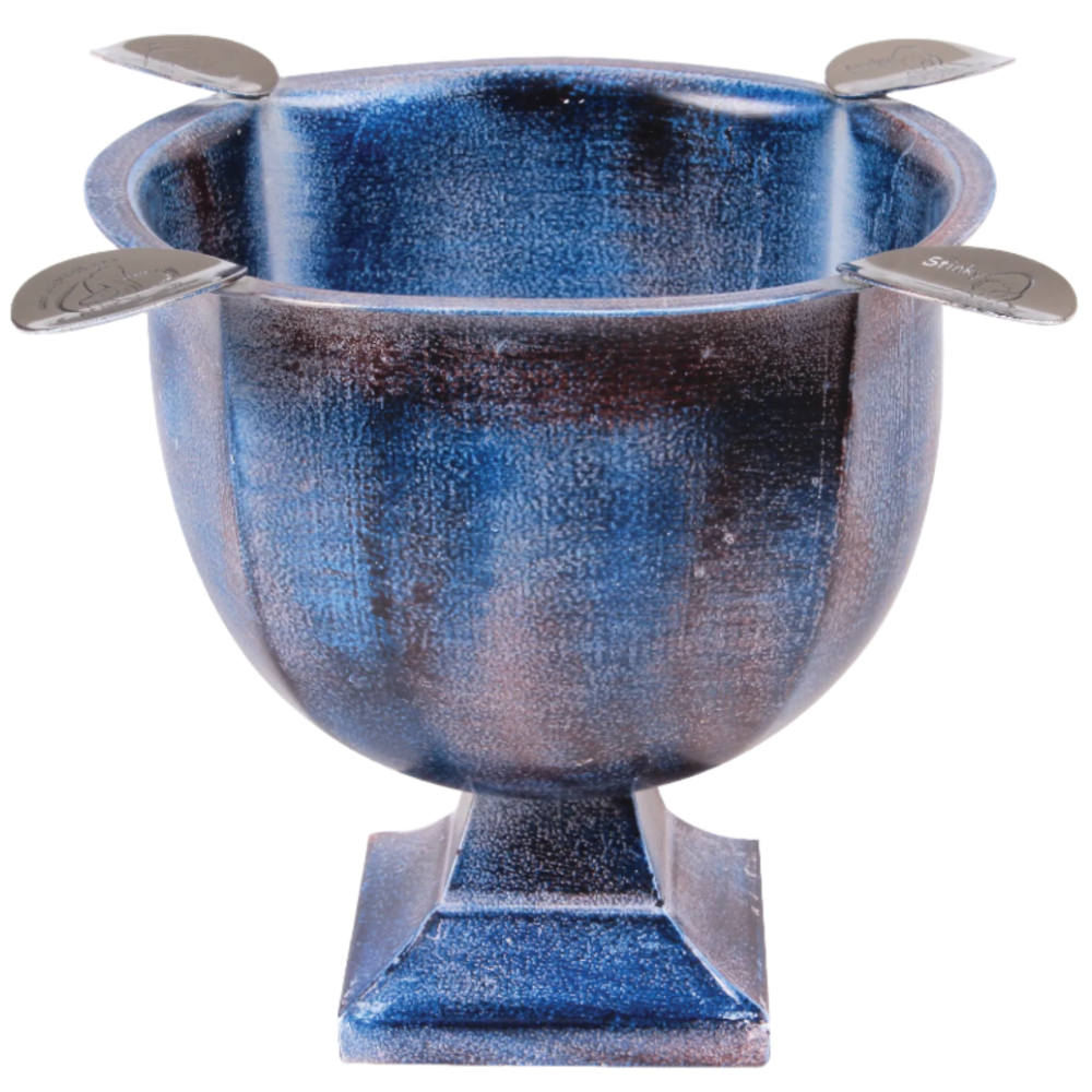 Stinky Pressed Metal 4-Cigar Standing Ashtray