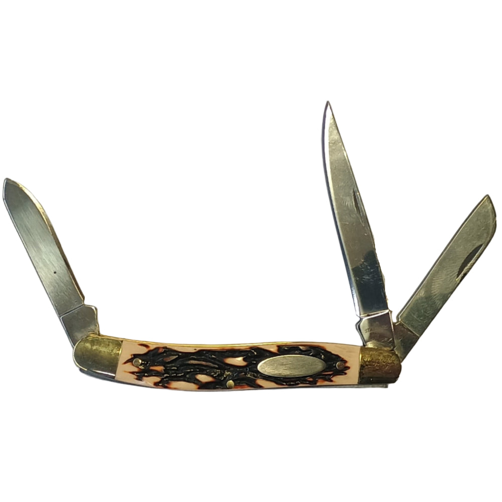 Service Tool Bone-Handle Pocket Knives
