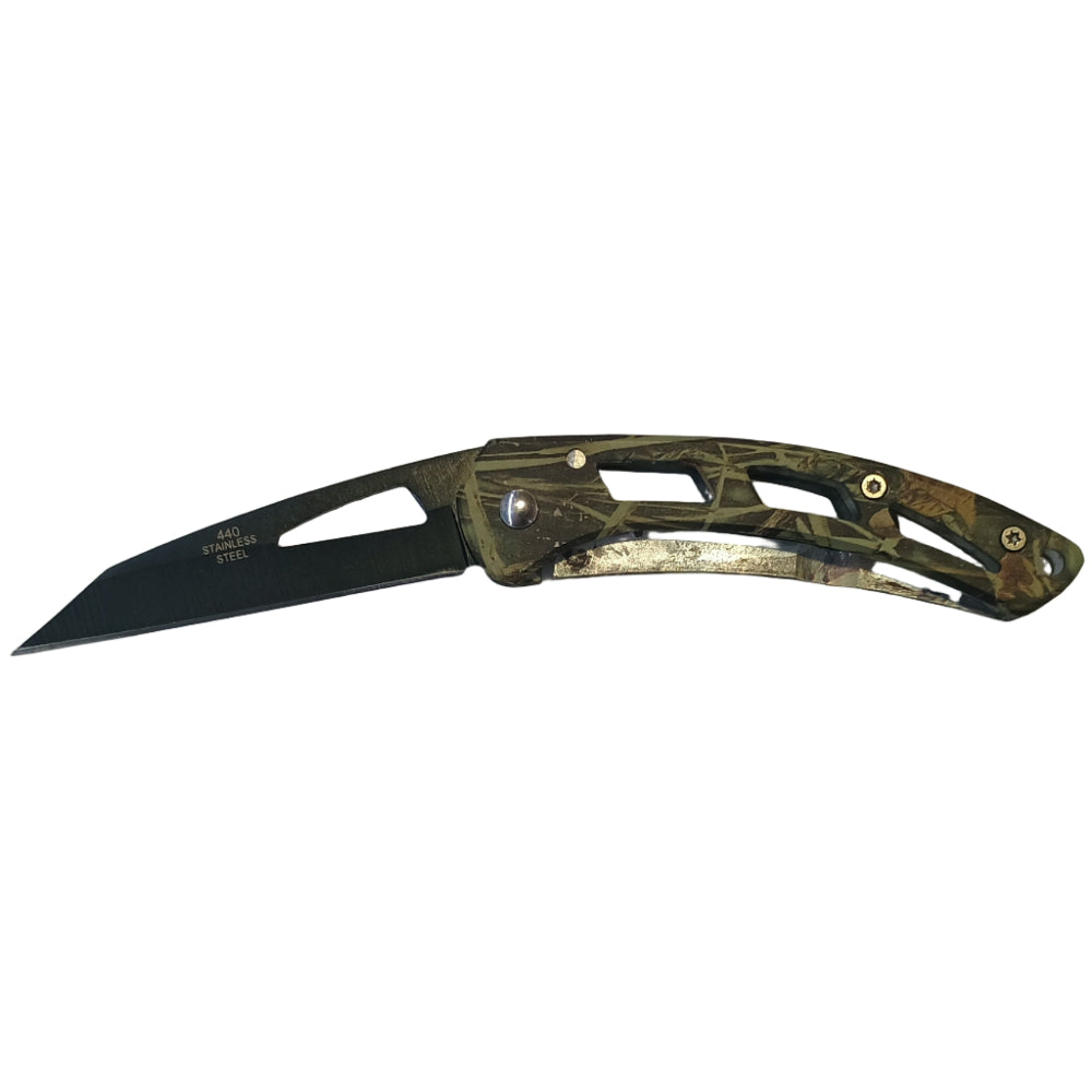 Service Tool Stainless Steel Camo Pocket Knives