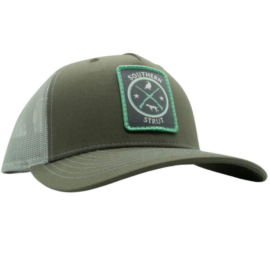 Southern Strut Quail & Pointer Patch Hat