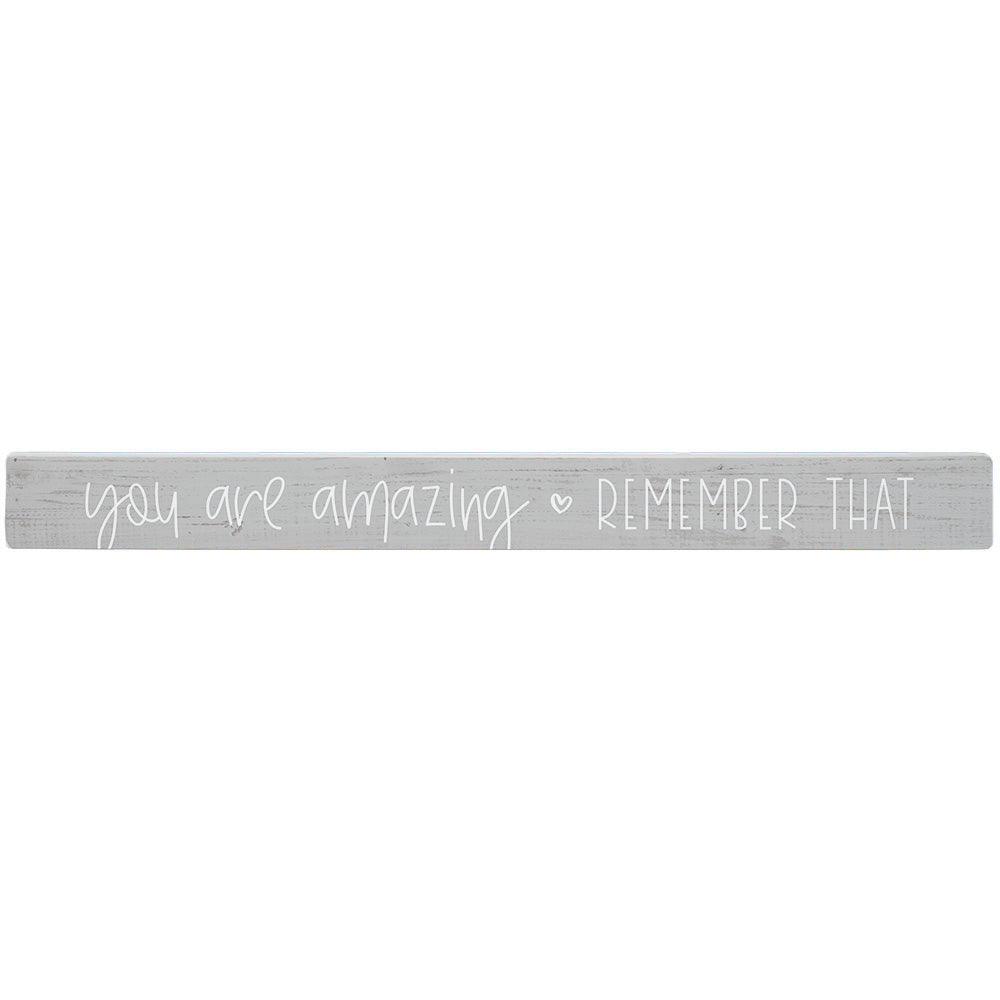 Sincere Surroundings Humorous Pinewood Signs (Stripe) - 1.5" x 16"