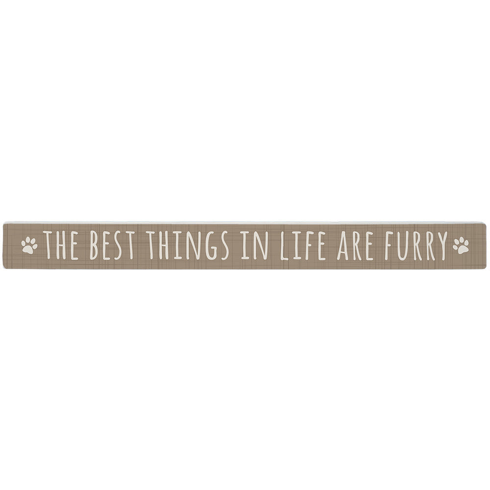 Sincere Surroundings Humorous Pinewood Signs (Stripe) - 1.5" x 16"