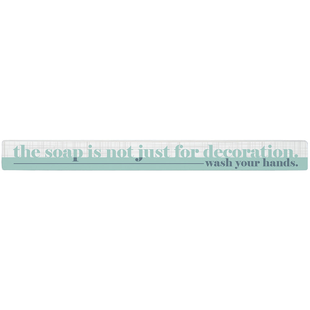 Sincere Surroundings Humorous Pinewood Signs (Stripe) - 1.5" x 16"