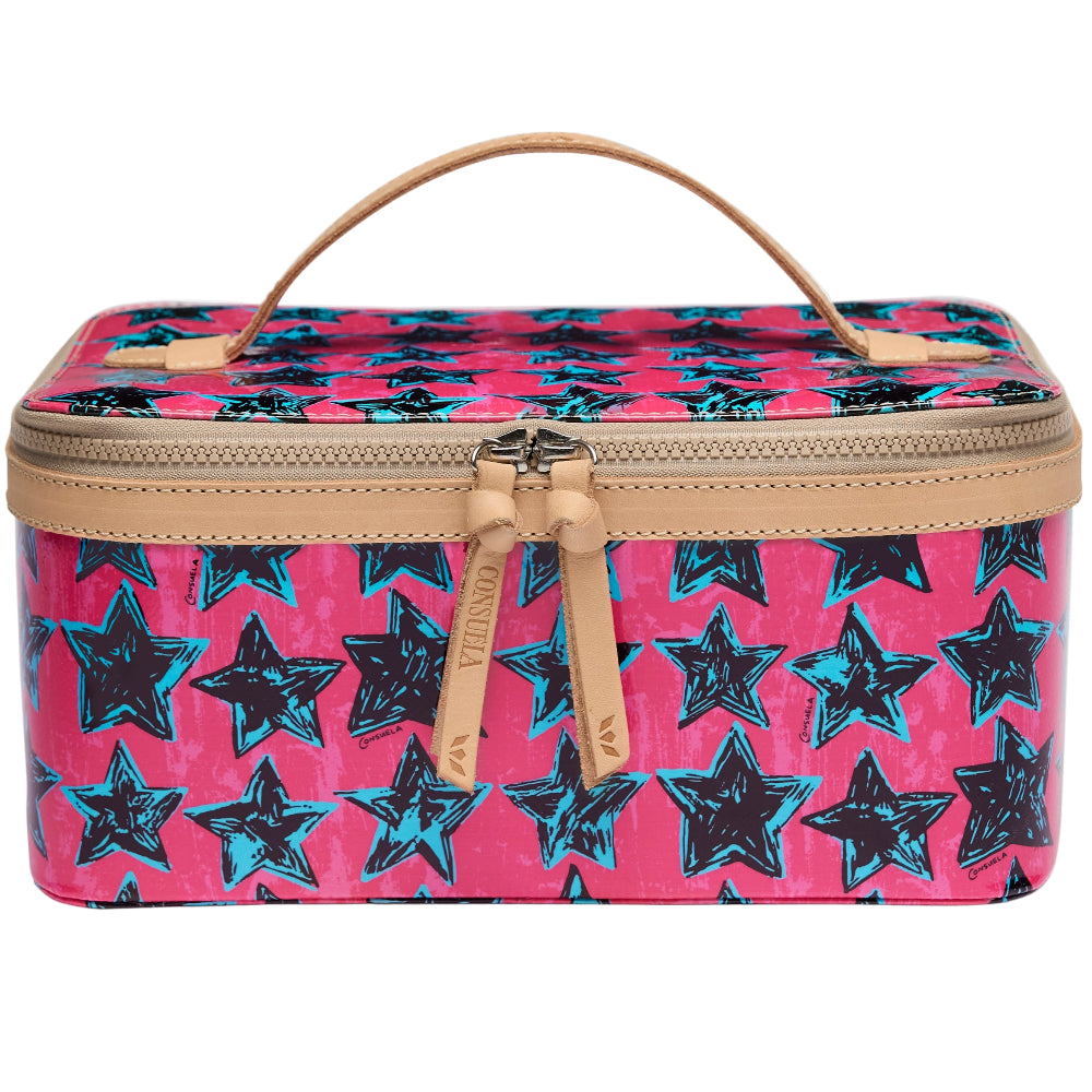 Consuela Train Case Cosmetic Bag