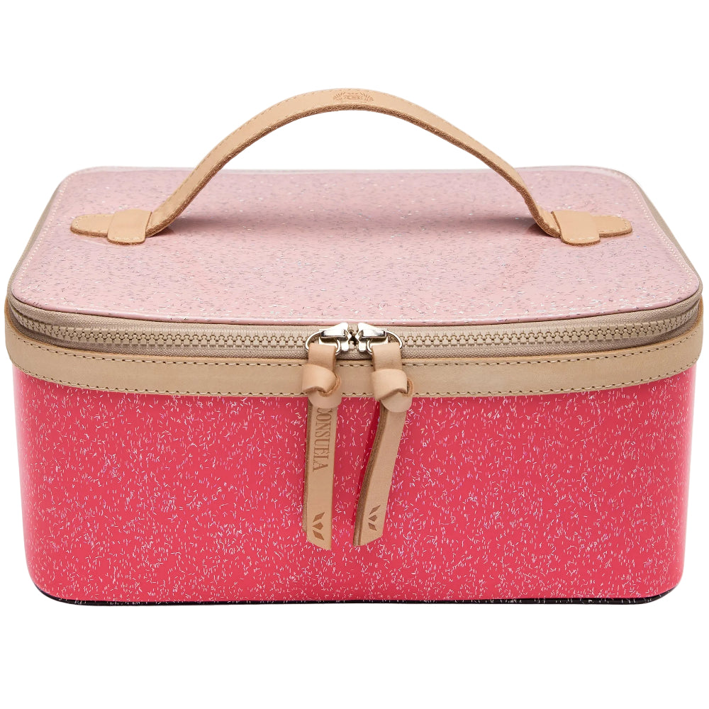 Consuela Train Case Cosmetic Bag