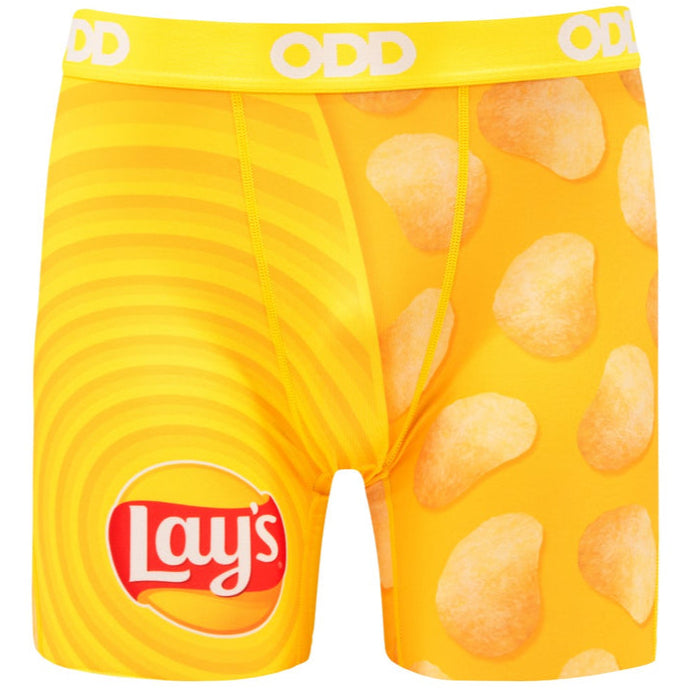 Odd Sox Men's Novelty Boxer Briefs (Chips & Crackers)