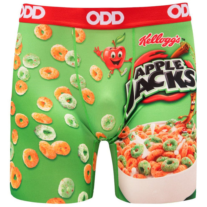 Odd Sox Men's Novelty Boxer Briefs (Breakfast Foods)