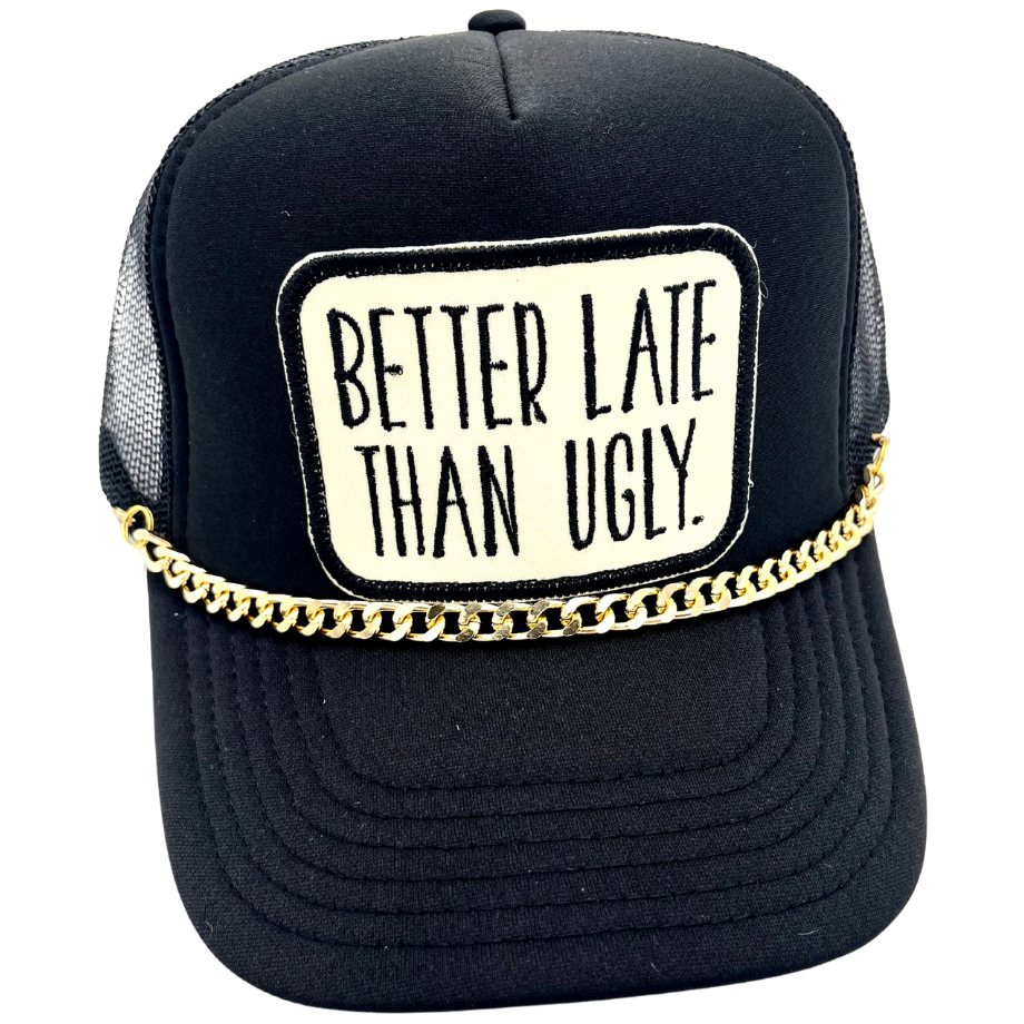Billie Jane's Funny Embroidered Patch Mesh-Back Trucker Hats
