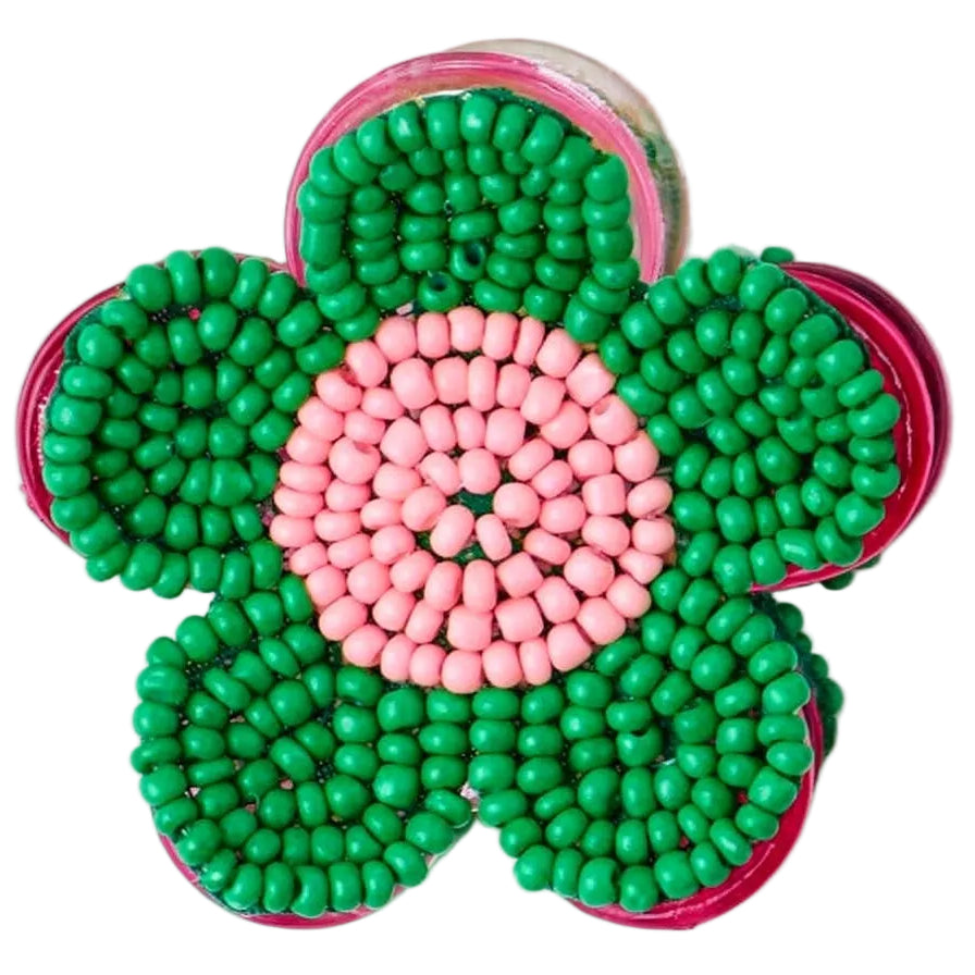 Ink + Alloy Molly Beaded Floral Hair Clips