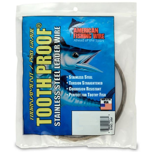 AFW Tooth Proof Stainless Steel Leader Wire - 30'