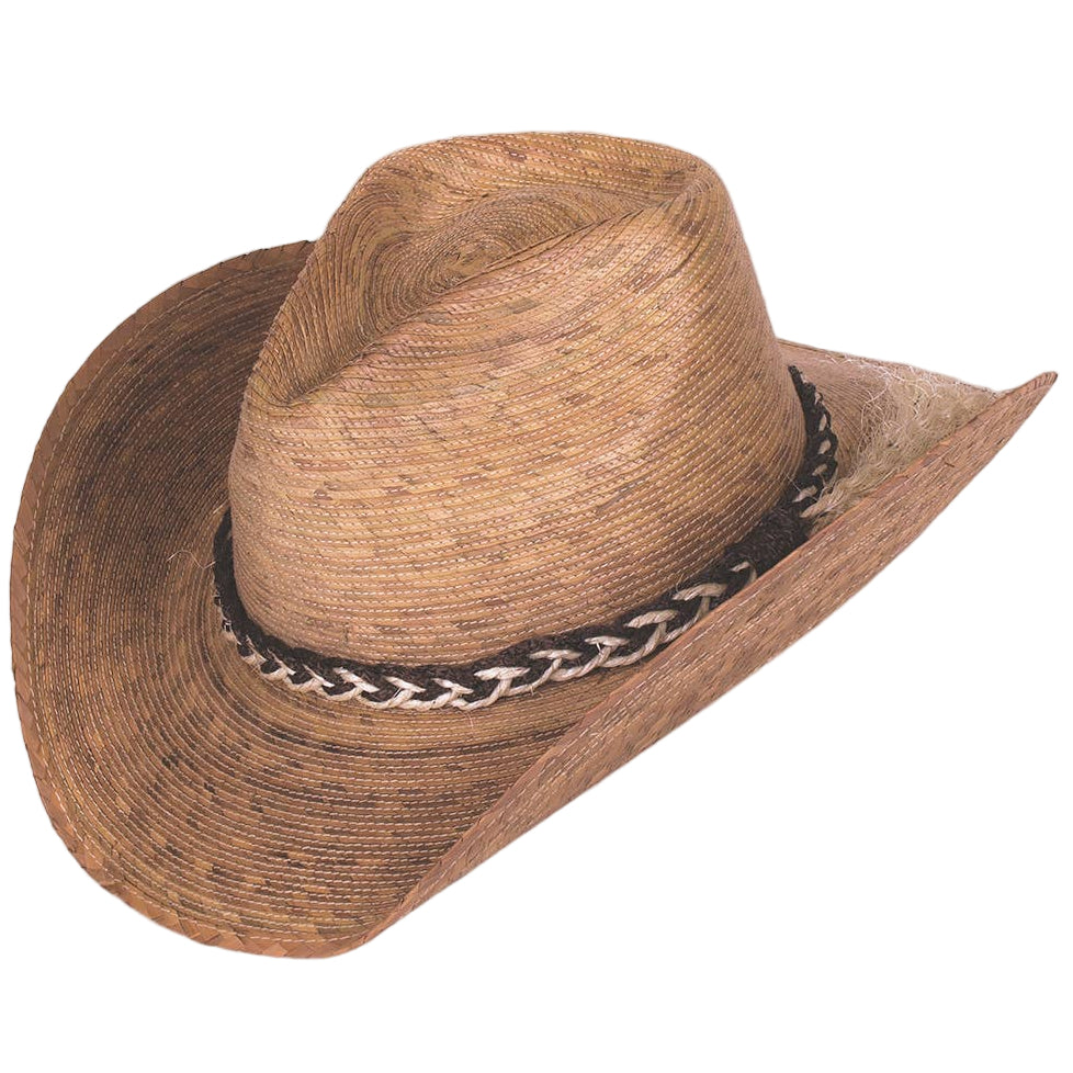 Tula Dakota Natural Palm Straw Cowboy Hat