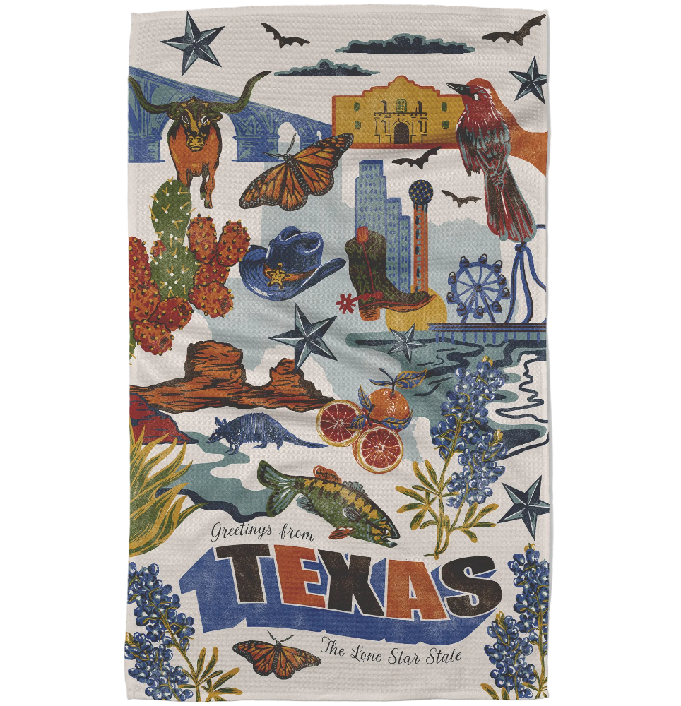Geometry Geoweave Cloth Tea Towels - 18" x 30"