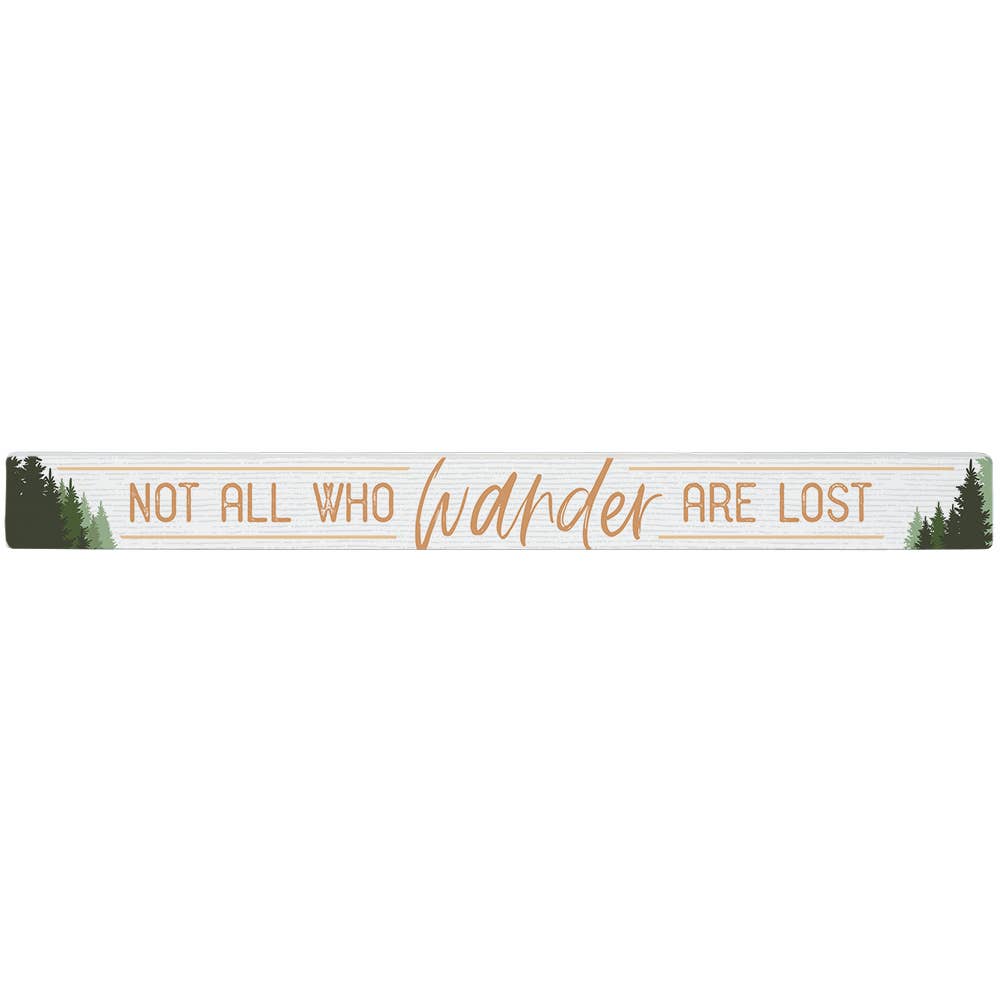 Sincere Surroundings Humorous "Talking Sticks" Pinewood Signs - 1.5" x 16"