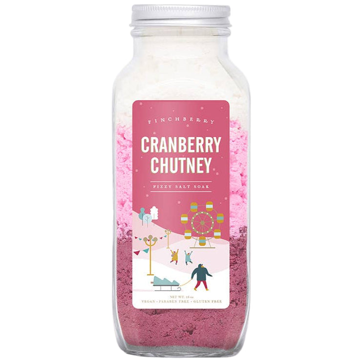 Finchberry Holiday-Themed Fizzy Salt Soaks - 16 oz.