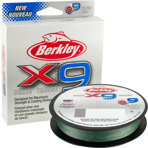 Berkley X9 Braided Fishing Line - 20 lb. to 50 lb.