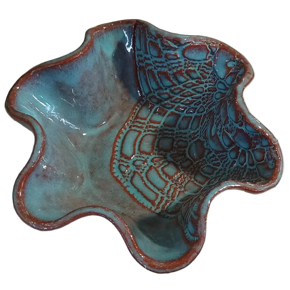 Prodigal Pottery Mini Blossom Stoneware Bowl - 6"