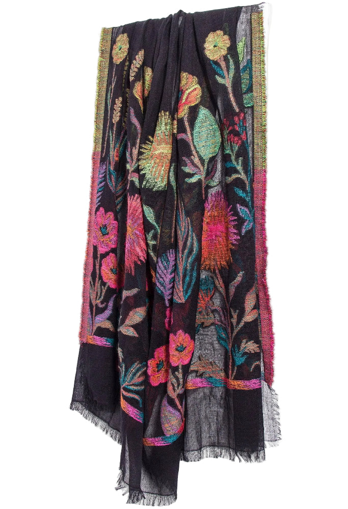 Saachi Cotton Fringed Light Scarves - 39" x 71"