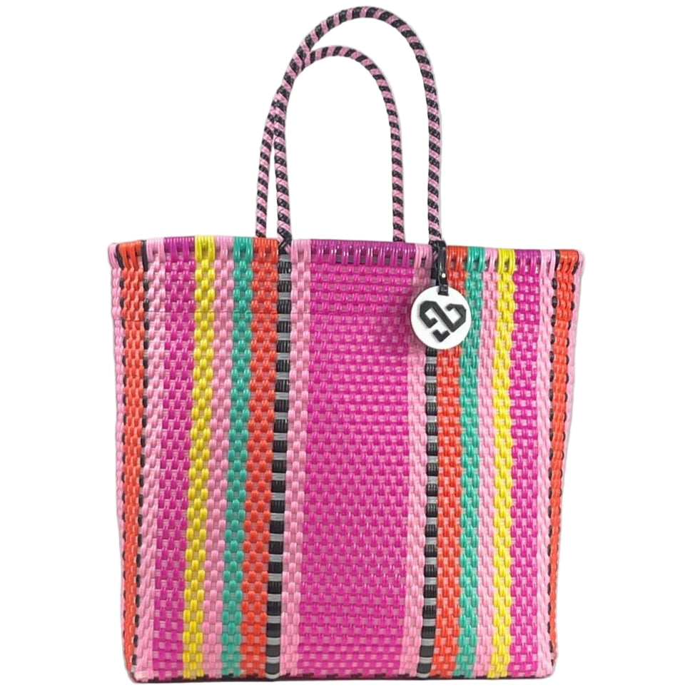 Maria Victoria Vita Striped Beach Bag