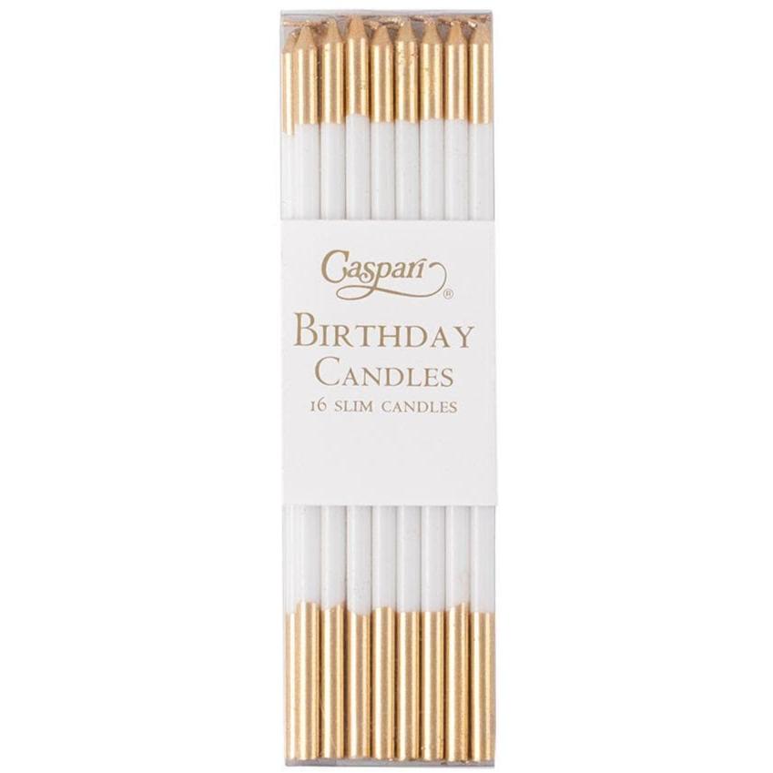 Caspari Slim Birthday Candles - 16 pc.